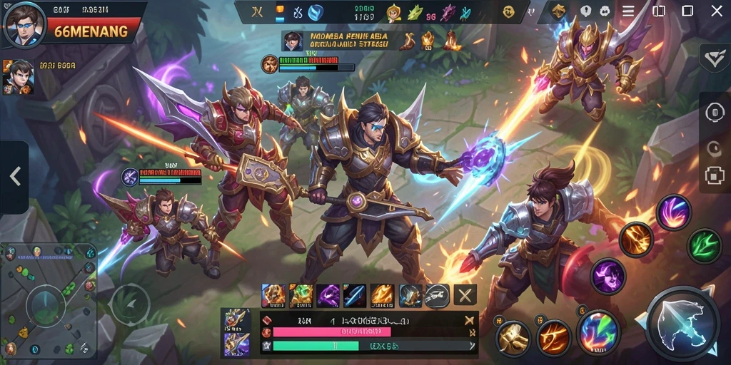 Tampilan menarik dari gameplay 66MENANG yang memikat.