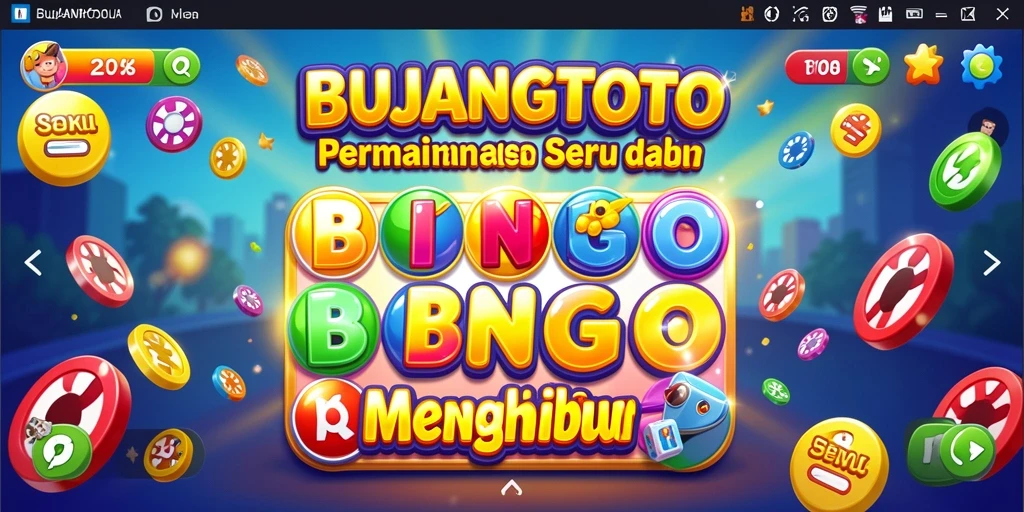 Tampilan gameplay seru di BUJANGTOTO saat bermain Bingo.