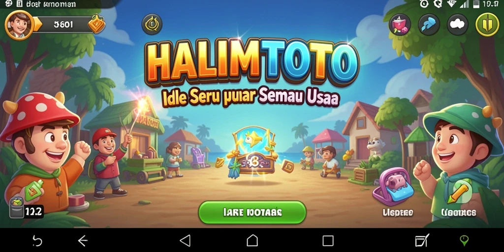 Tampilan gameplay menarik dari HALIMTOTO yang menggugah semangat bermain.
