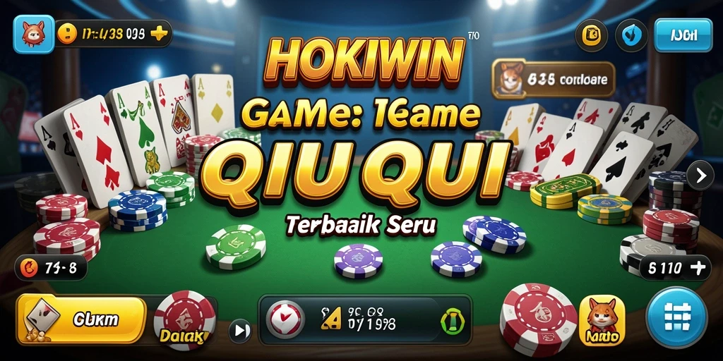 Tampilan gameplay QiuQiu yang seru dan interaktif.