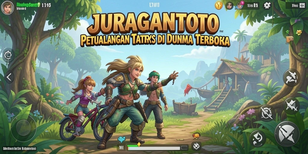 Tampilan gameplay JURAGANTOTO dalam dunia terbuka yang menarik.