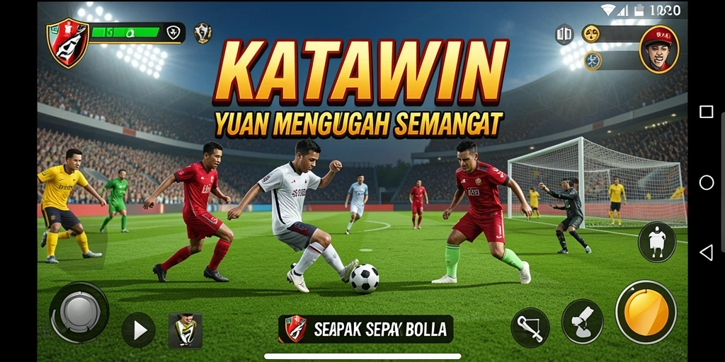 Tampilan menarik dari gameplay KATAWIN yang seru.