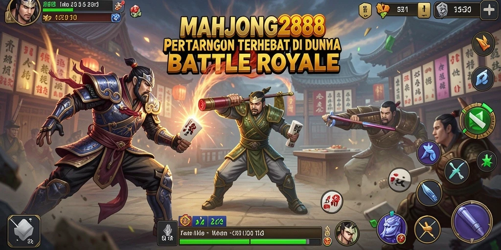 Gameplay seru dari MAHJONG288 dengan aksi pertempuran Battle Royale.