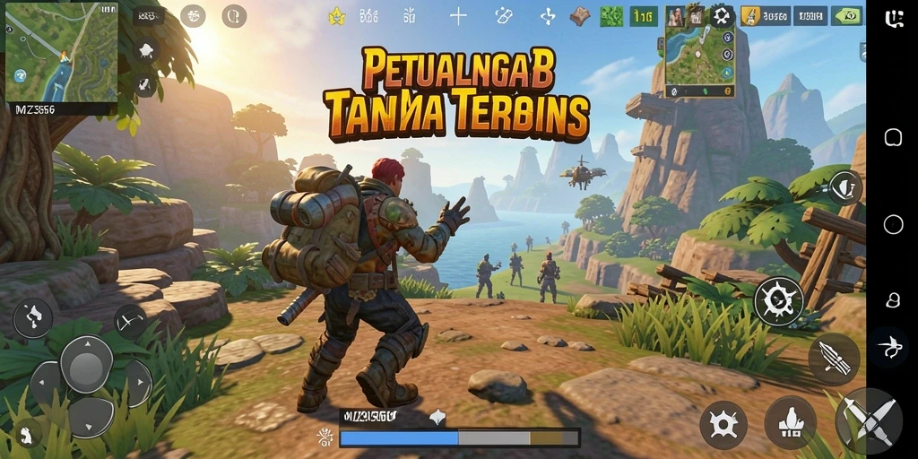 Tampilan gameplay Open World MZ356 yang menakjubkan dan penuh petualangan.