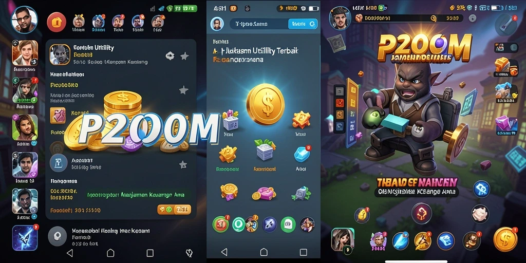 Tampilan antarmuka utama P200M untuk pengelolaan keuangan.