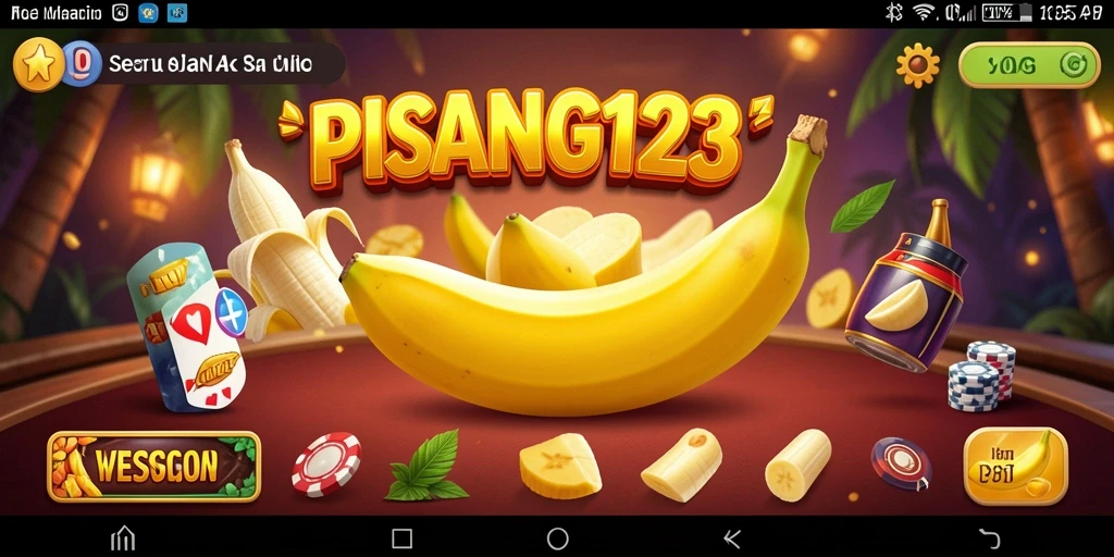 Screenshot PISANG123 menampilkan gameplay Kasino yang mendebarkan dan grafis menarik.