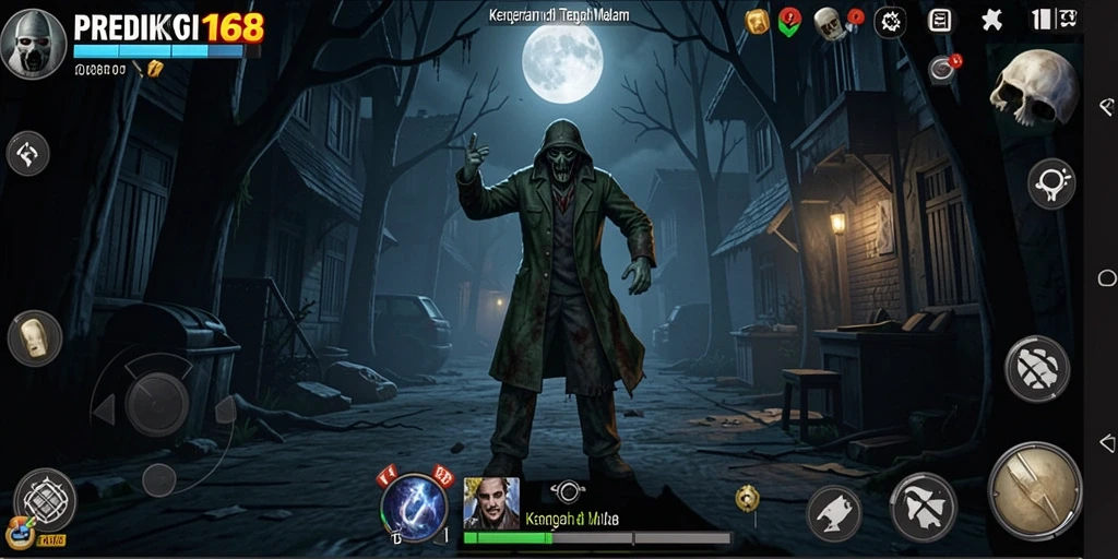 Screenshot PREDIKSI168 menampilkan suasana menyeramkan saat menjelajahi tempat angker.