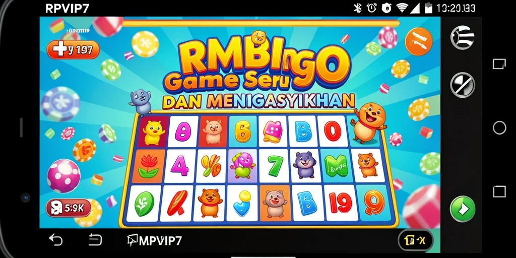 Tampilan gameplay RPVIP7 yang mendebarkan dalam permainan Bingo.
