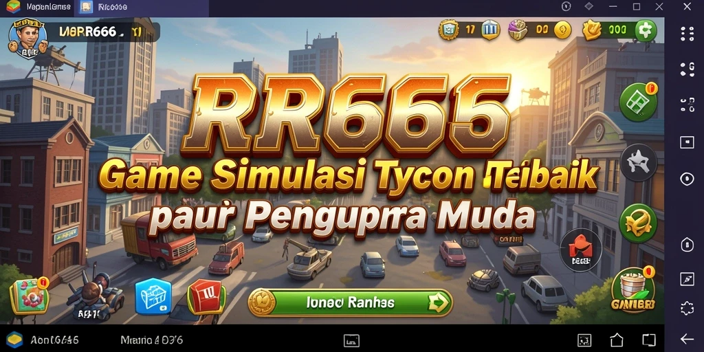 Tampilan gameplay <strong>RR666</strong> yang menarik dan penuh strategi Tycoon.