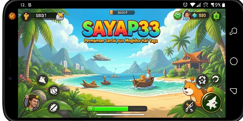 Tangkapan layar menampilkan aksi seru dalam gameplay SAYAP33.