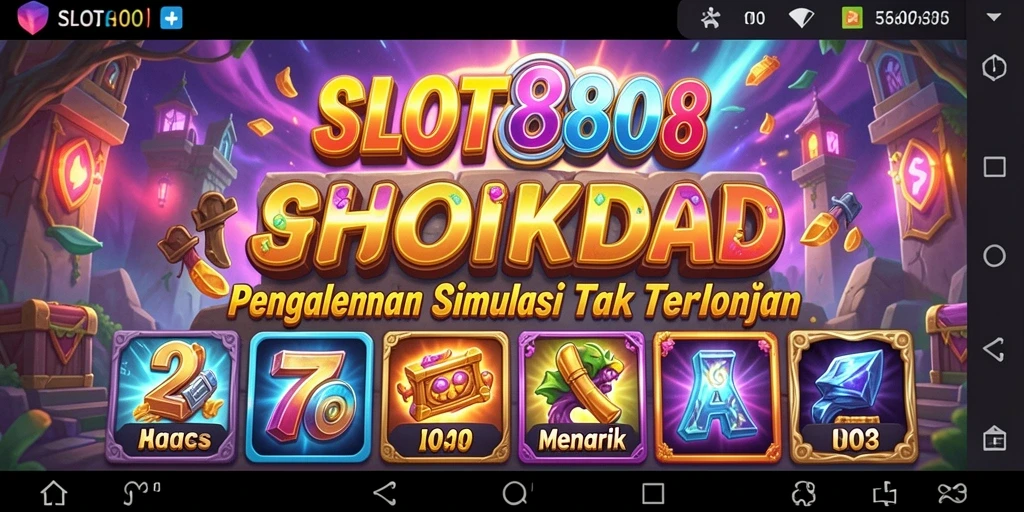 Tampilan gameplay menarik SLOT8808 yang penuh warna.