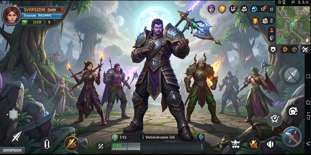 Screenshot gameplay SVIPSIDN yang menampilkan aksi seru dalam petualangan MMORPG.